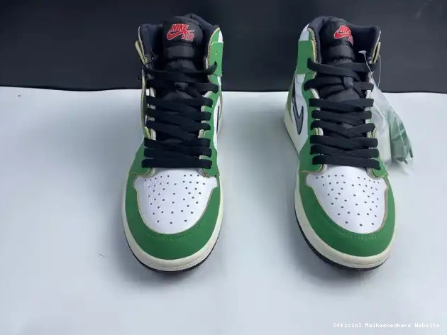 Official Maikesneakers DB4612-300 High Retro 1 Jordan Lucky Air Green 0429